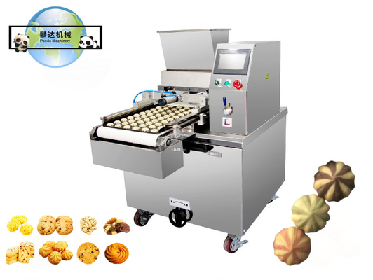 PD600 PLC Double Color Cookies Machine PLC Two Color Cookie Machine Cookie Depositor