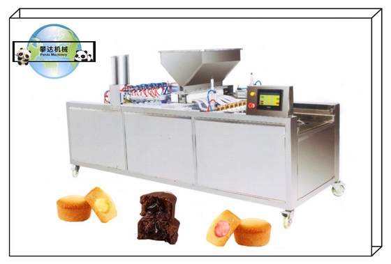 PD600 Semi Automatic Cake Machine Cupcake Production Line Muffin Custard Cake Making Equipment Machinery