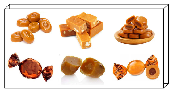 Chocolate Eclair Toffee Candy Production Line 300kg/H Capacity Die Type