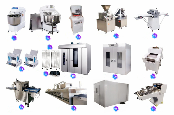 25kg 50kg Double Speed Bakery Bread Spiral Dough Mixer